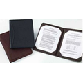 Business Leather Contract Holder